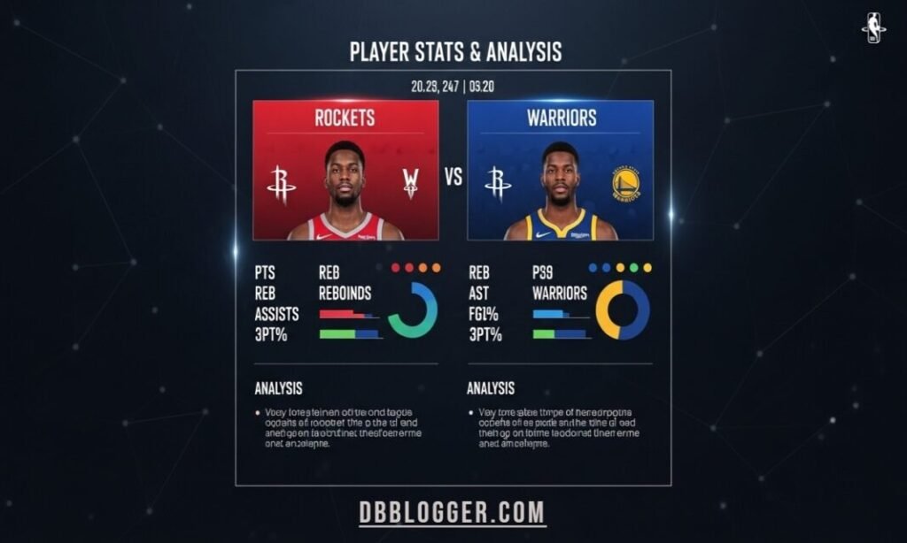 Houston Rockets Vs Golden State Warriors Match Player Stats Analysis houston-rockets-vs-golden-state-warriors-match-player-stats-analysis