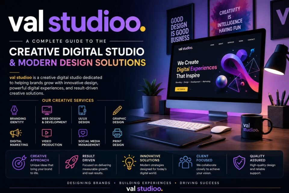 val studioo: A Complete Guide to the Creative Digital Studio and Modern Design Solutions